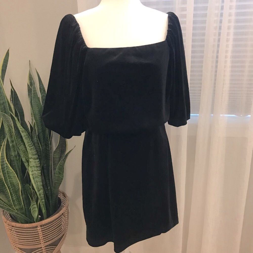 Lucy Paris Size USA L EUR 42 Black Dress